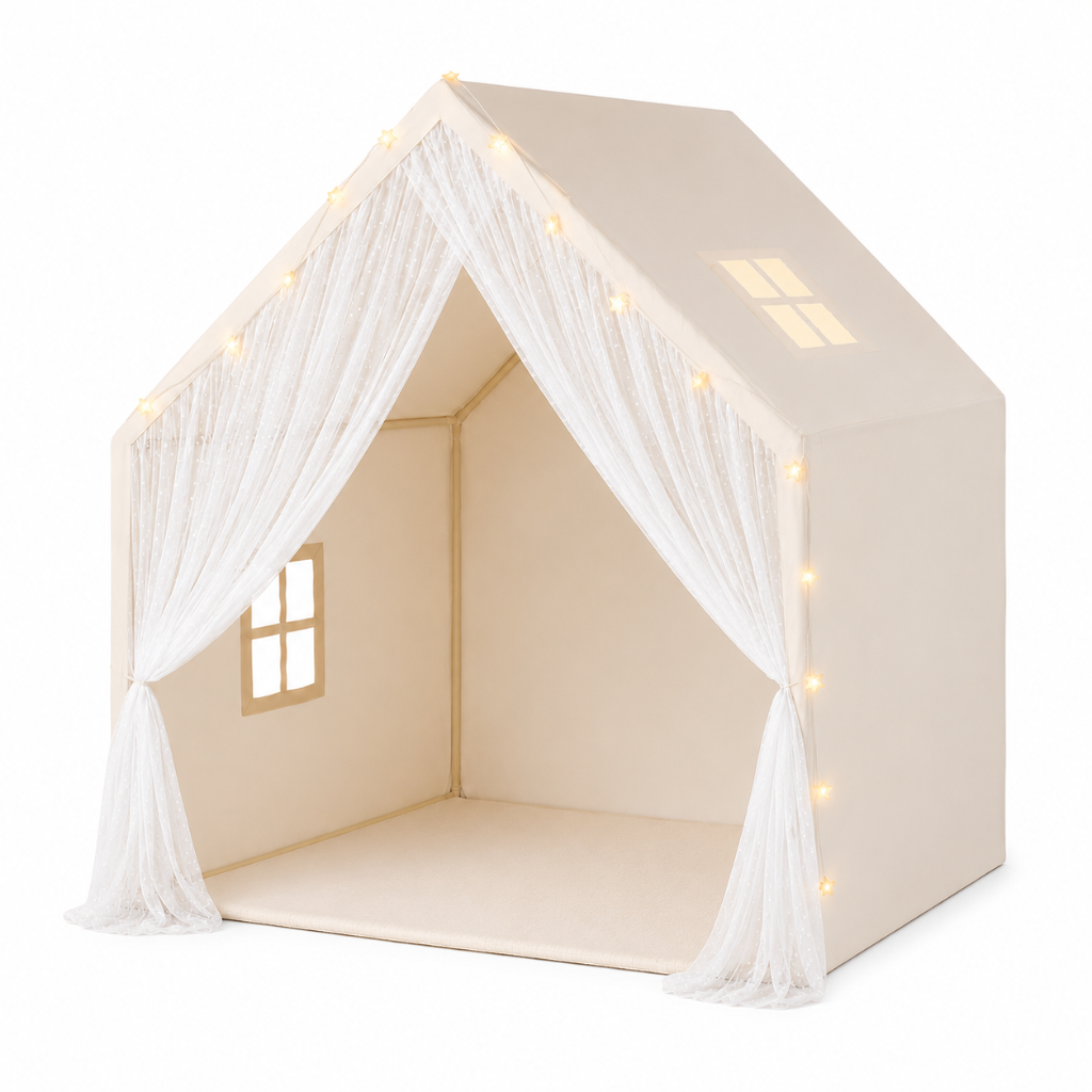 Lace Kids Play Tent with Lights