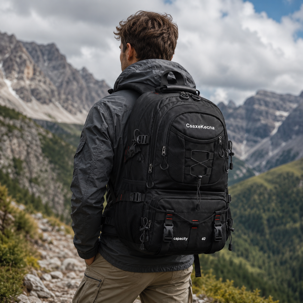 Celrien | BergTrail Pro 40L Hiking Backpack with USB Charging Port