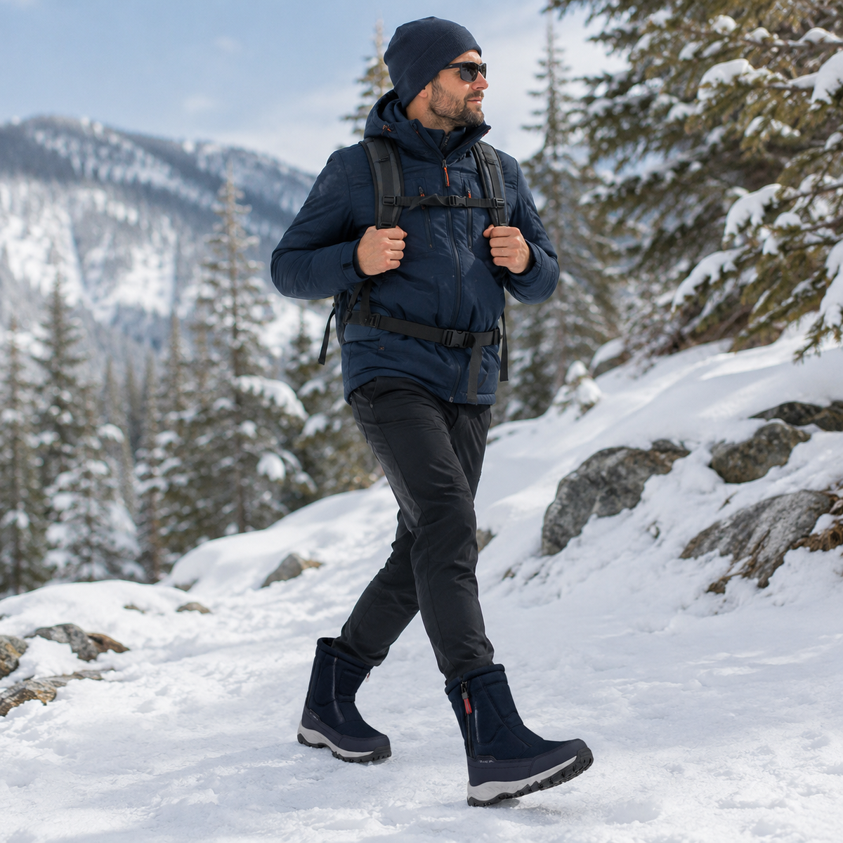 Celrien | FrostTrek Urban Waterproof Winter Boots Women's Lined