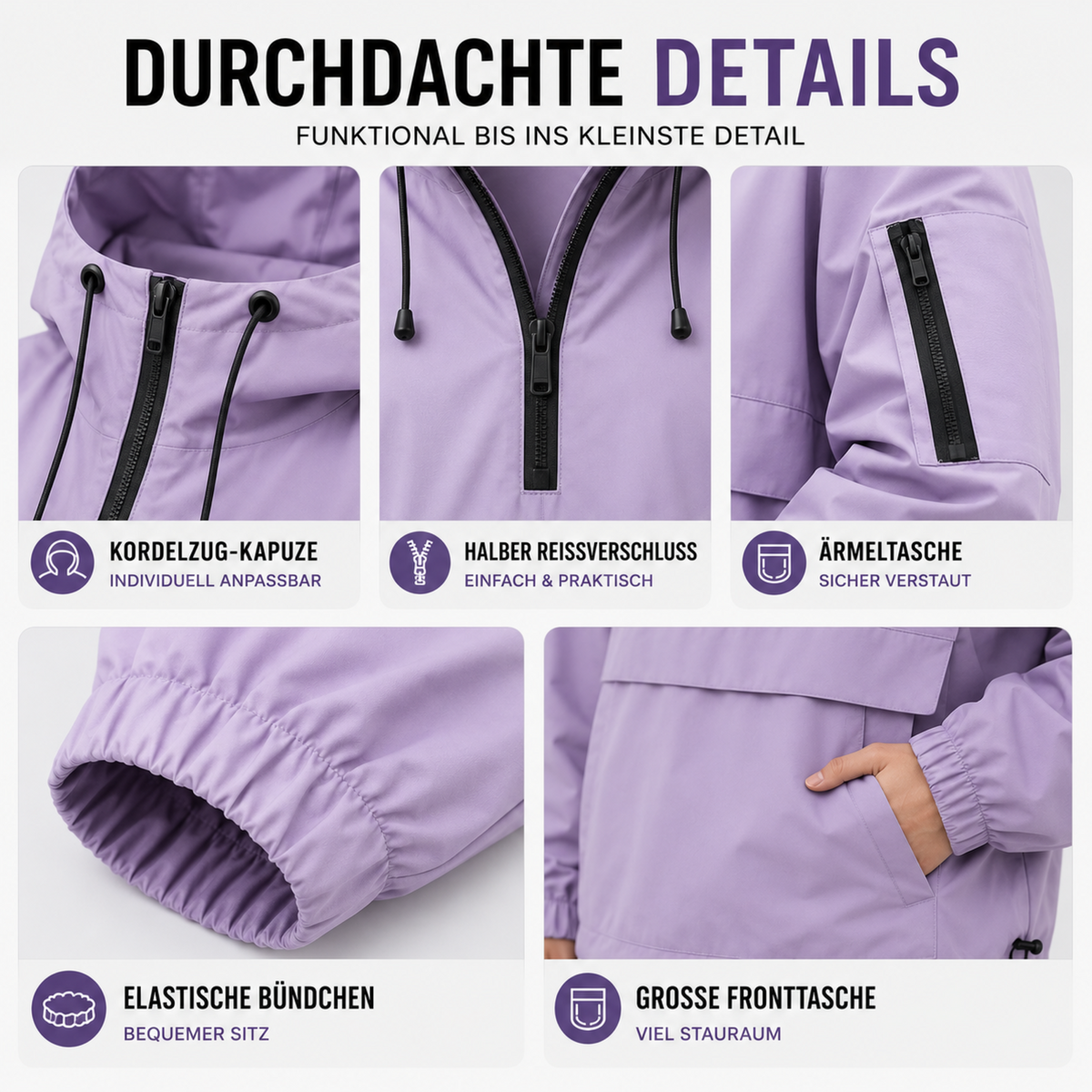 Celrien | StormShield Water-Resistant All-Weather Parka with Hood