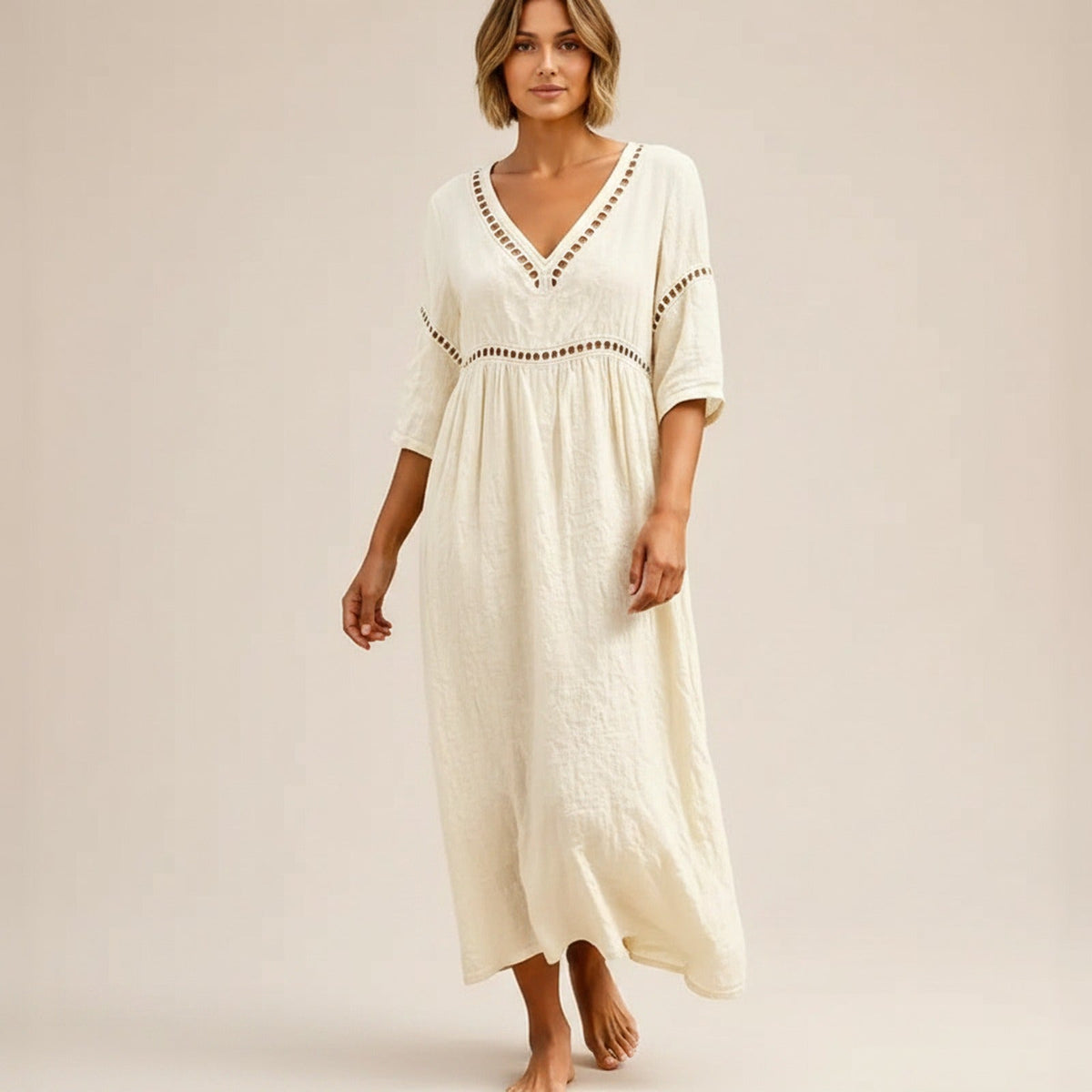 Almare Dress with Natural Lightness and Absolute Comfort