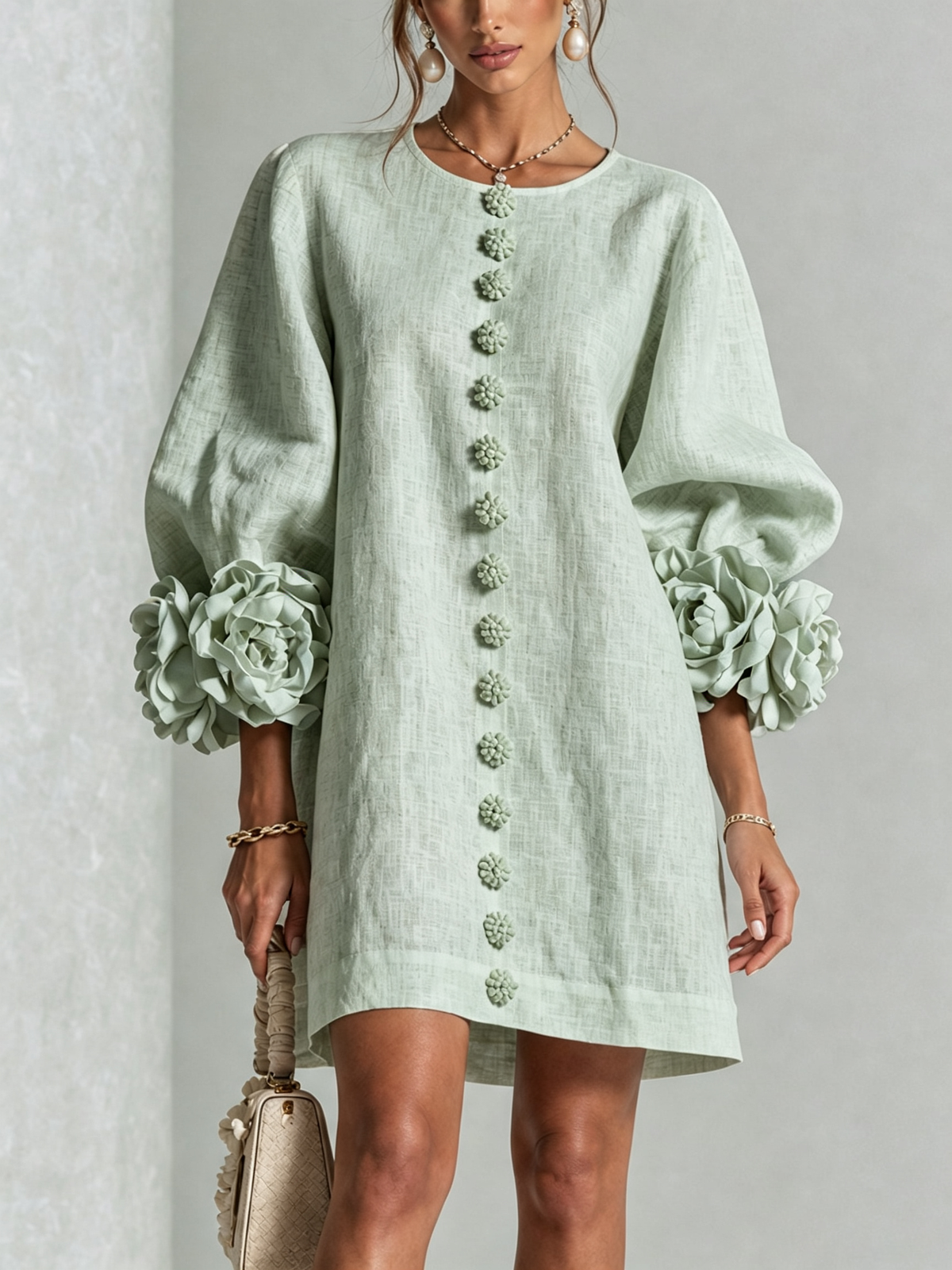 Elegant Long Sleeve Dress for Women
