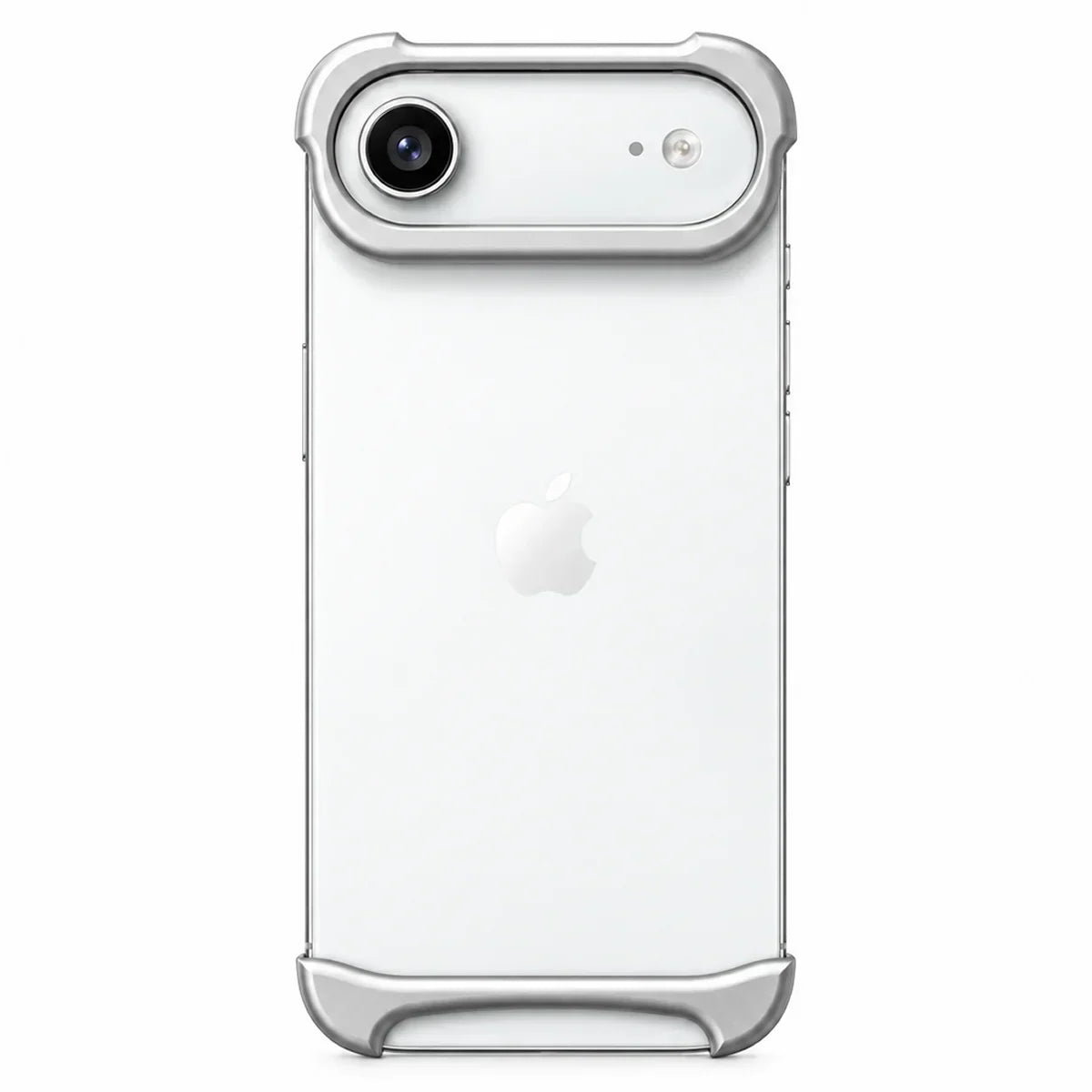 Slim aluminum iPhone bumper case with shockproof edge protection