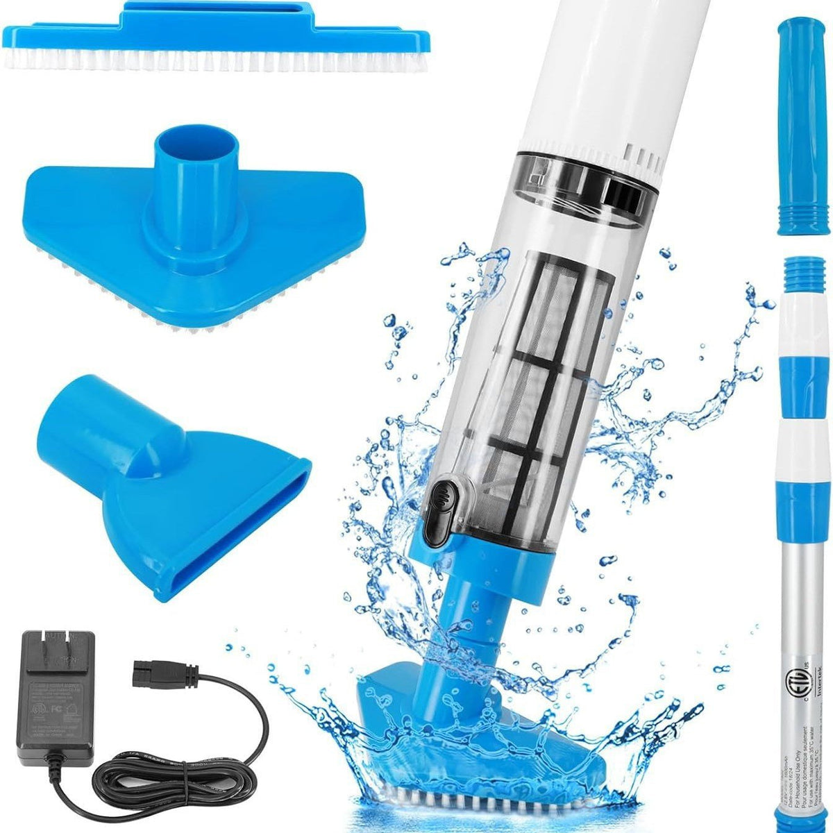 3 in 1 Cordless Rechargeable Pool Vacuum Cleaner