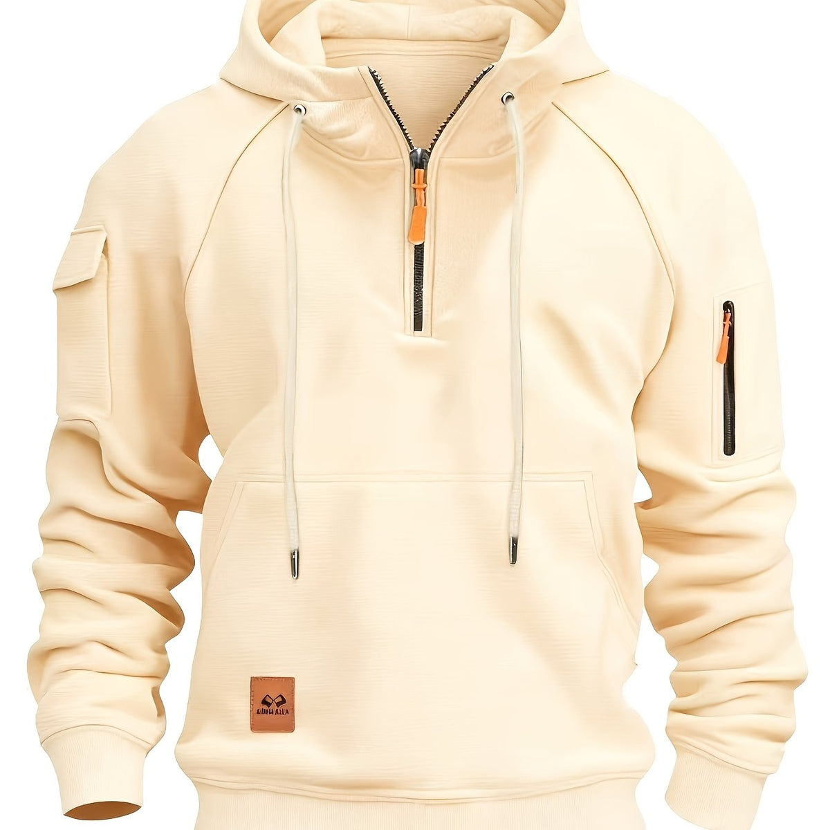 Rugged Quarter-Zip Hoodie
