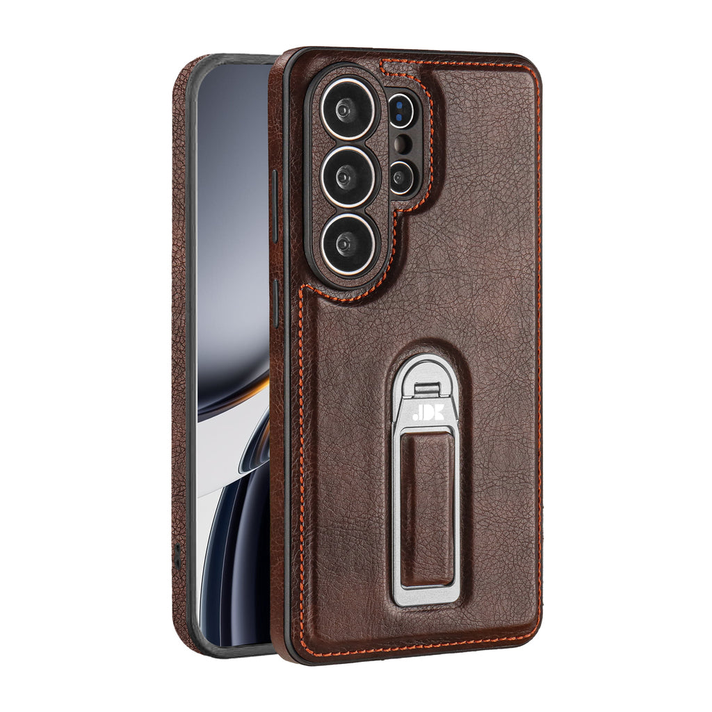 Premium Leather Stand Galaxy Phone Case