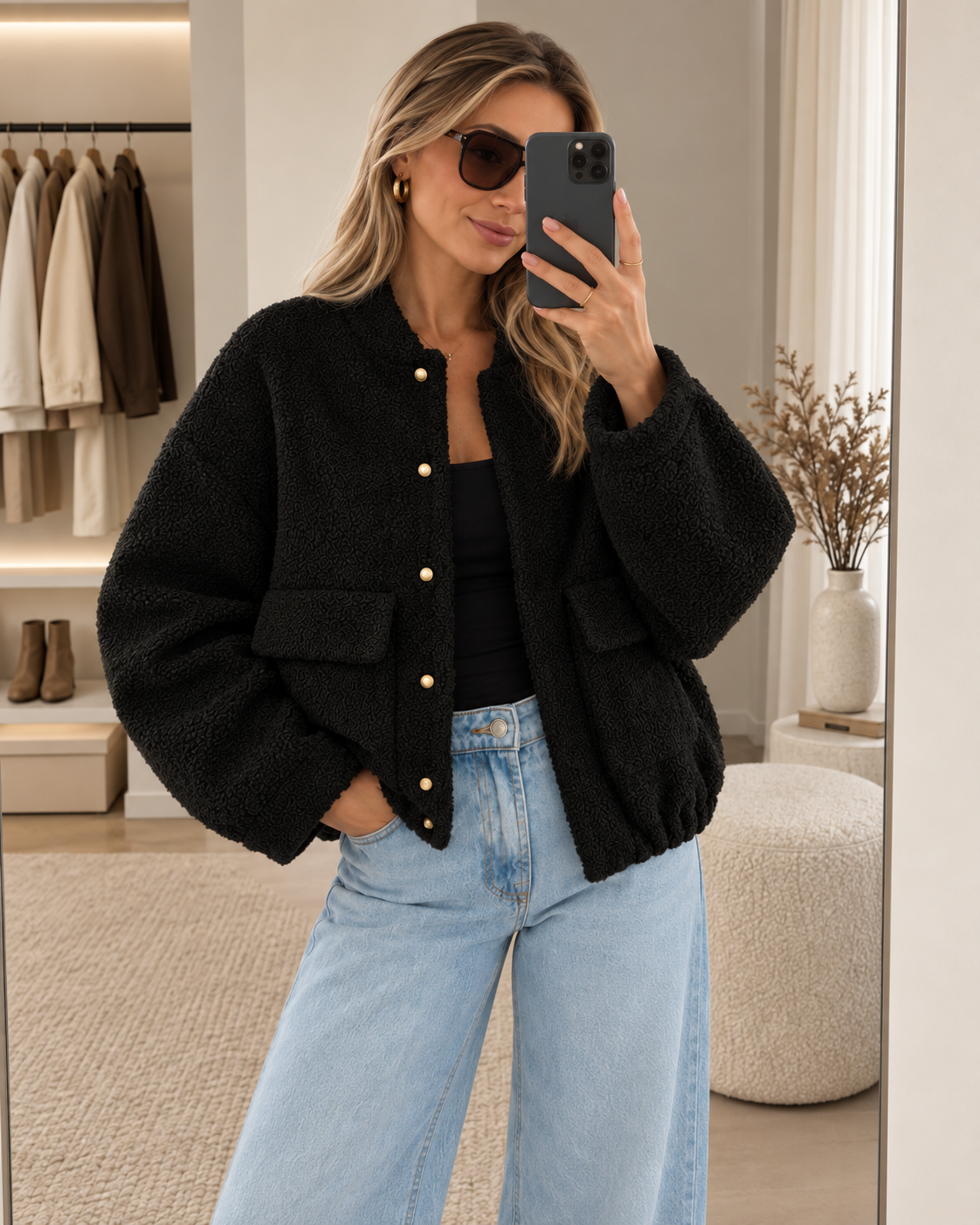 Cozy Bomber Jacket