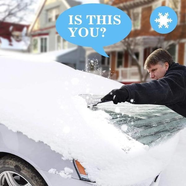 Windshield Anti-Snow & Anti-Frost Cover with Mirror Protection