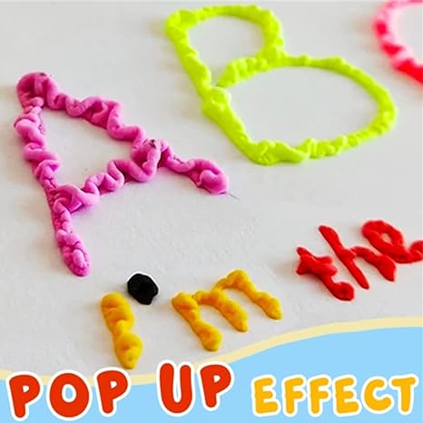 Magic Markers with Puffy Effect