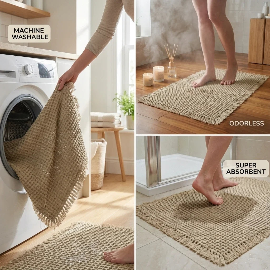 Waffle Bath Mat