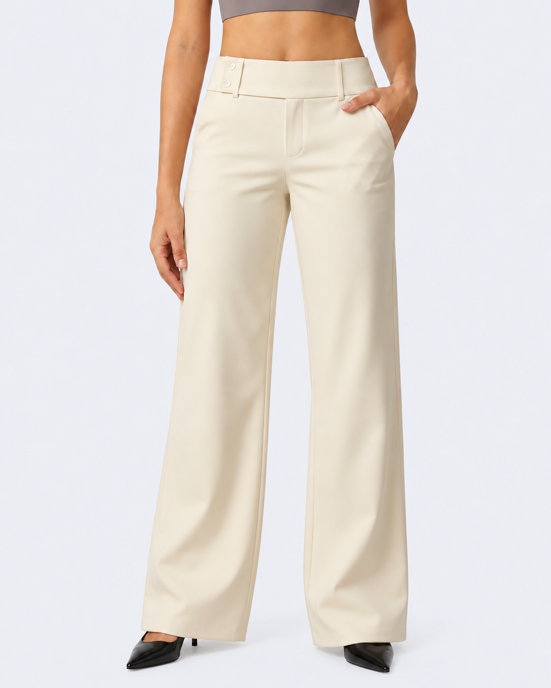 Everyday Stretch Trousers | High Waist & All Day Comfort
