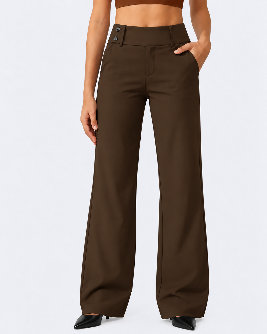 Everyday Stretch Trousers | High Waist & All Day Comfort