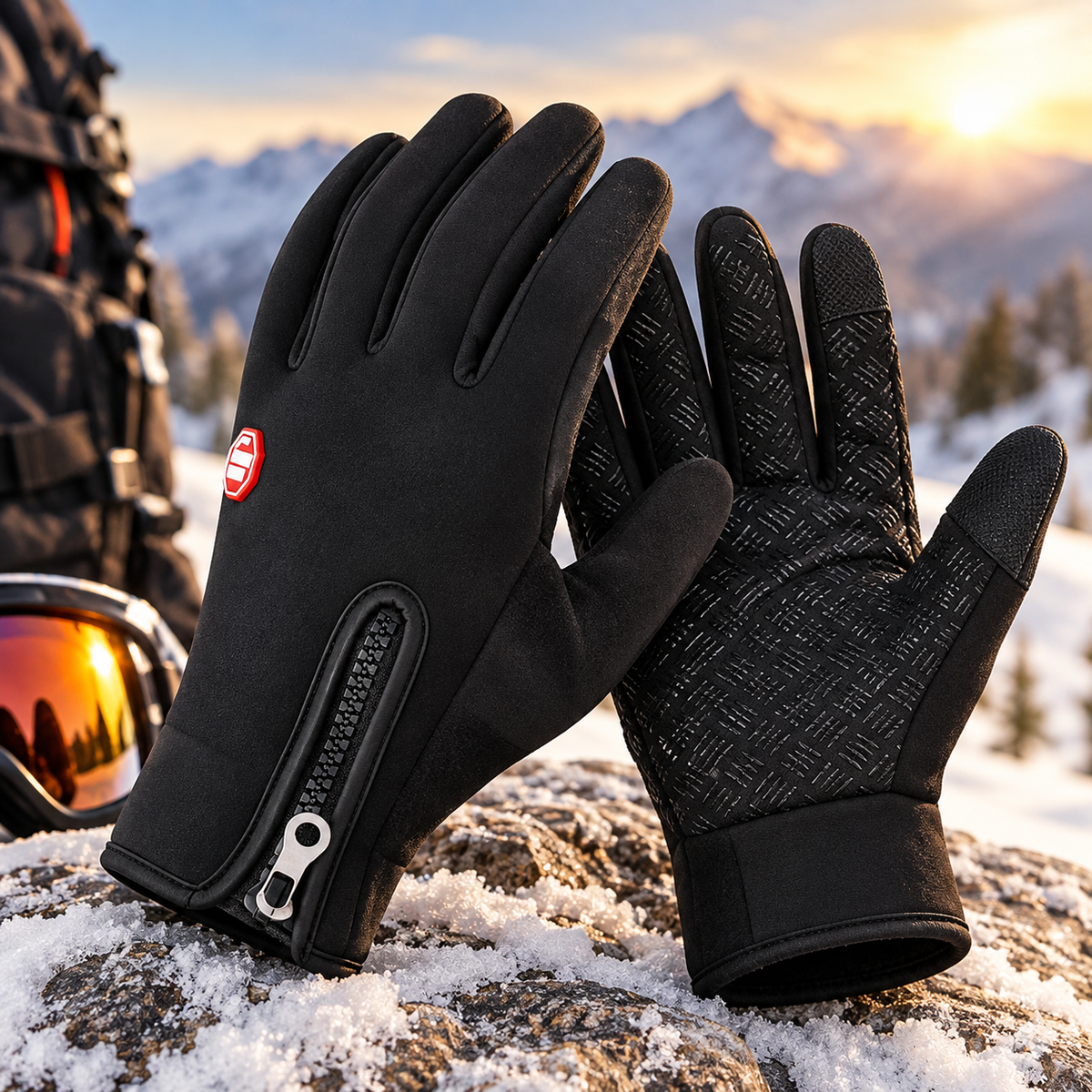 Heated Gloves Waterproof Winter Gloves