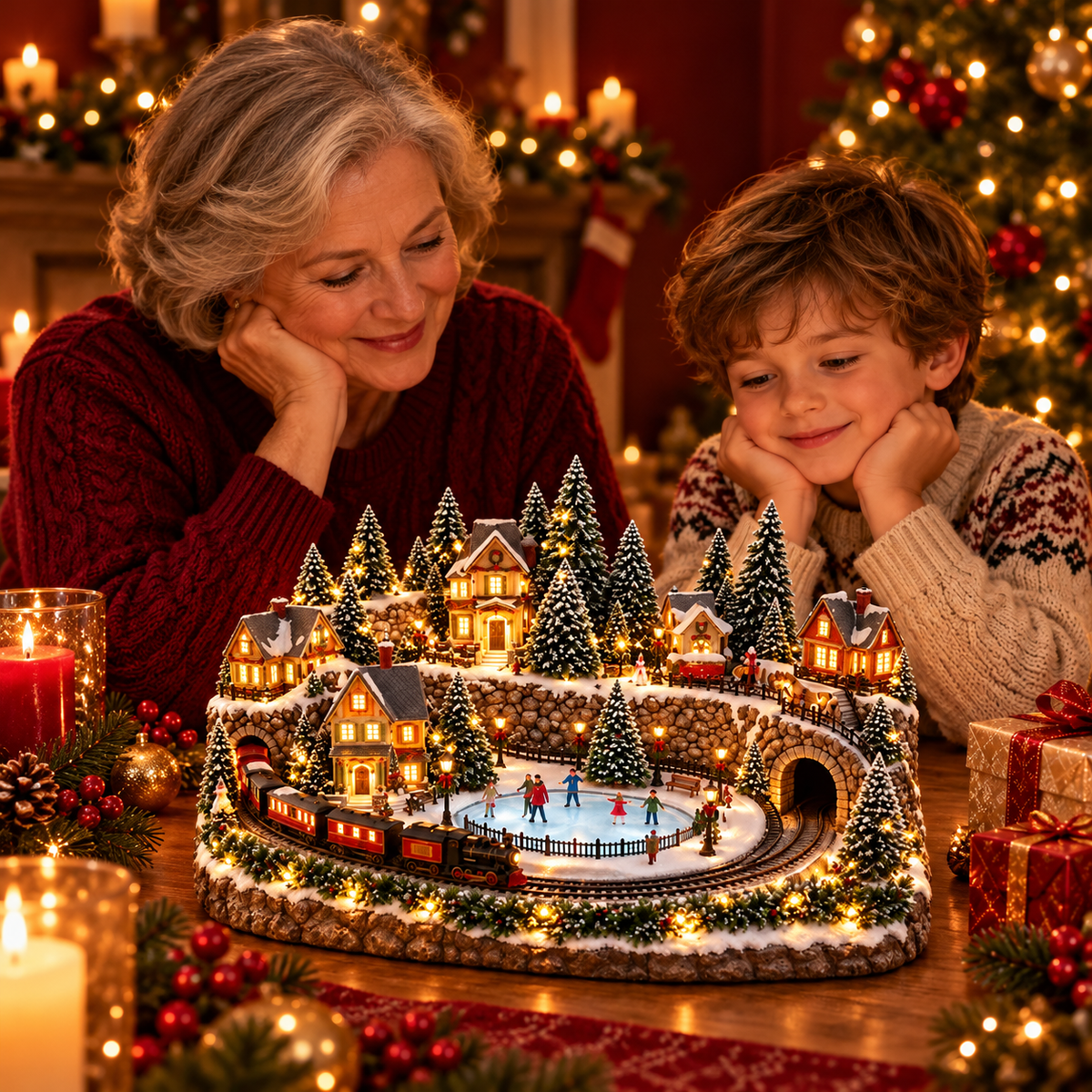 Magical Christmas Train & Skating Rink