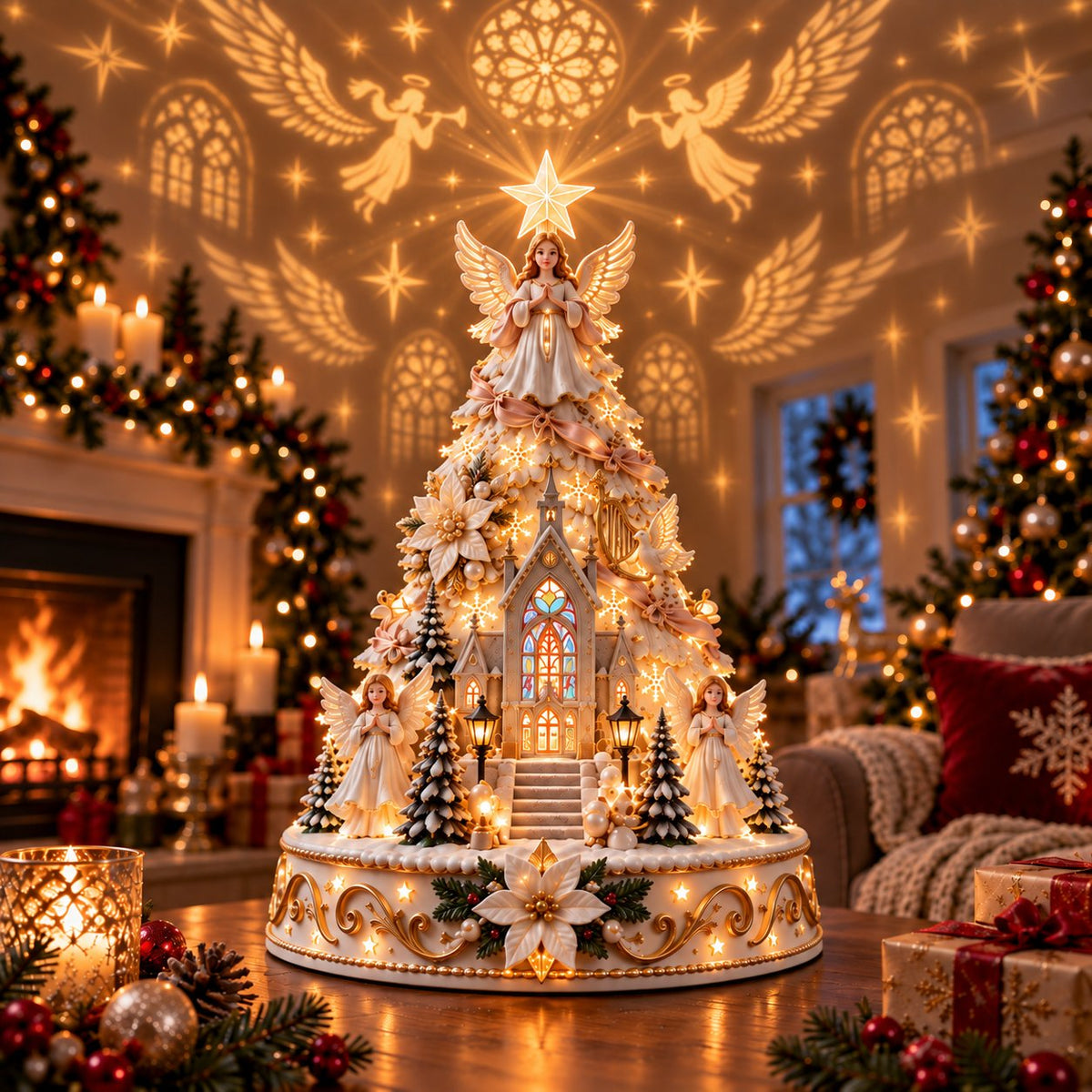 Christmas Village Lightscape Tree