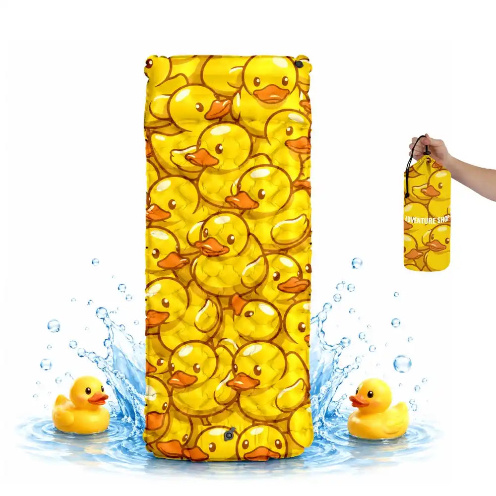 Ultralight Inflatable Sleeping Pad with Integrated Pump