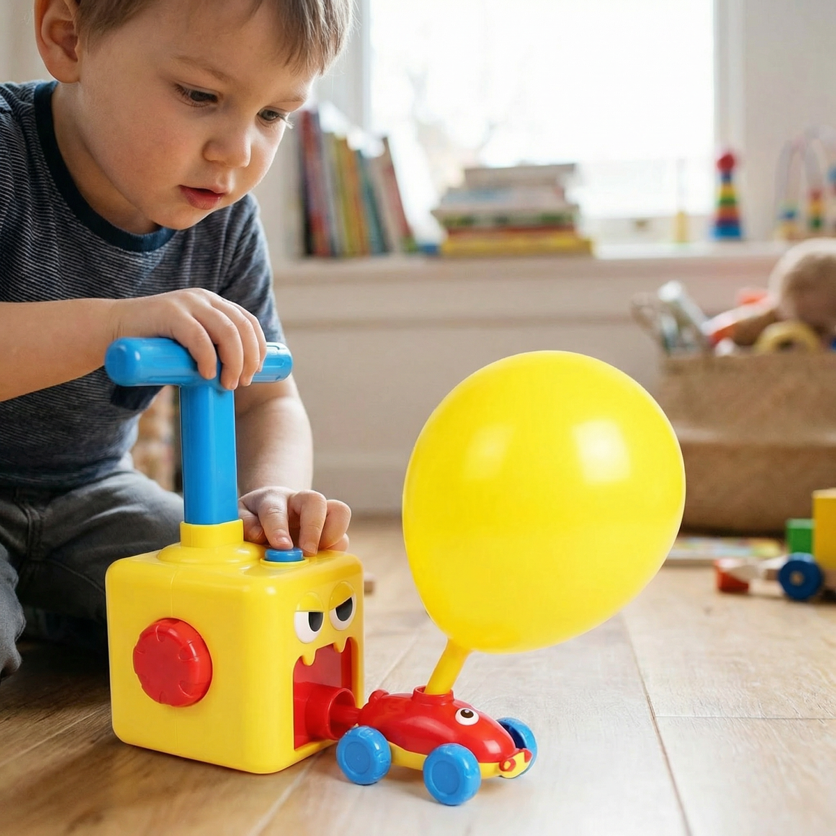 Balloon Launch Racing Car Toy