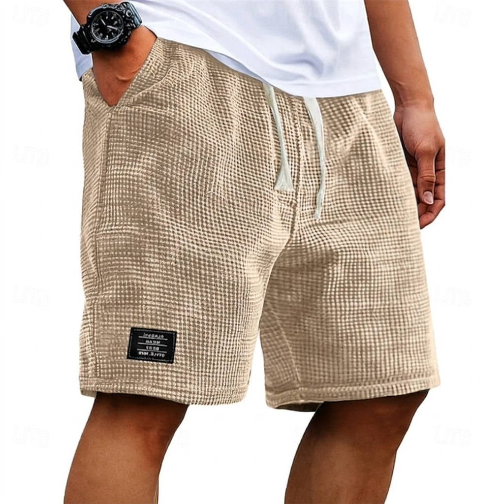 Casual Waffle Summer Shorts