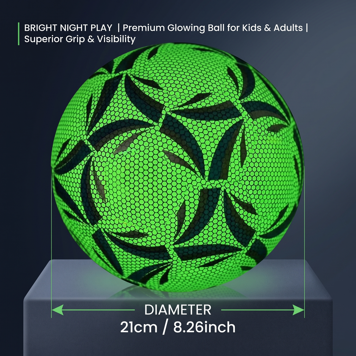 Glow in the Dark Football Ball for Outdoor Football Fun