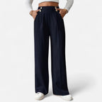 Celrien | Women’s High-Waist Straight Leg Trousers