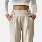 Celrien | Women’s High-Waist Straight Leg Trousers