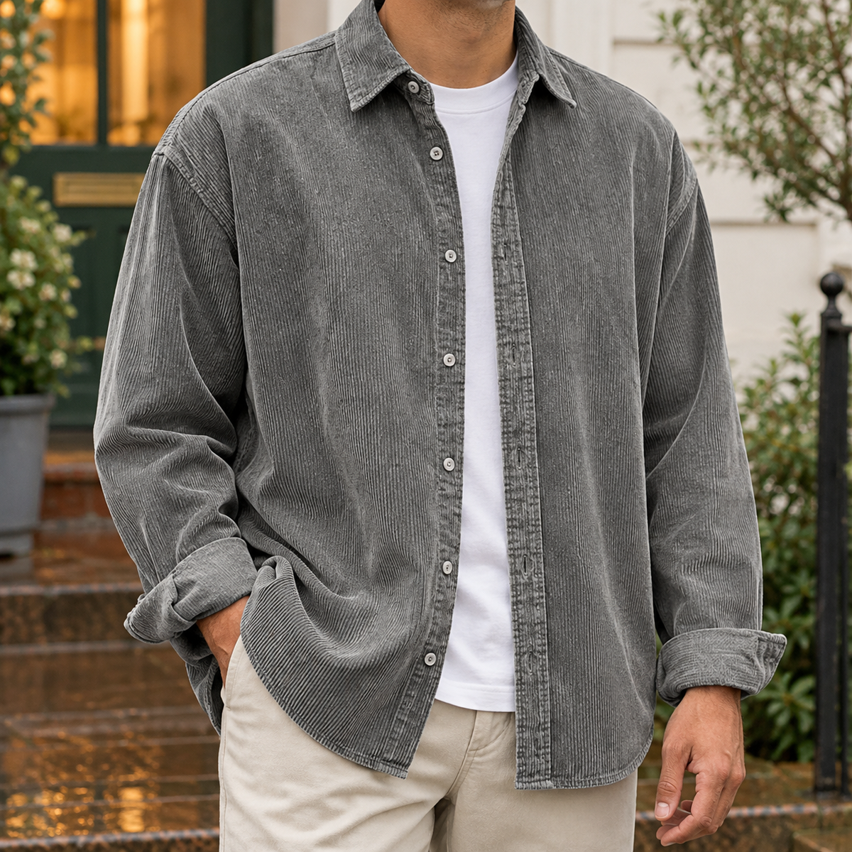 Aubin-Reid Corduroy Overshirt