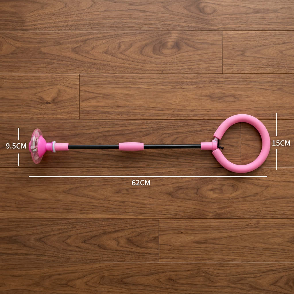 3-in-1 LED Skip Ball with Jump Counter & Timer for Kids