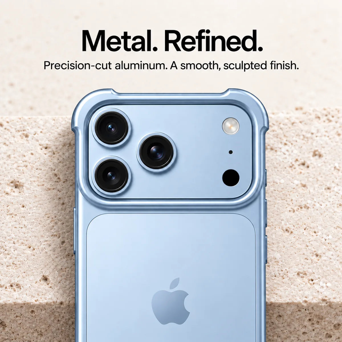 Slim Aluminum iPhone Bumper Case – Shockproof Minimal Protection