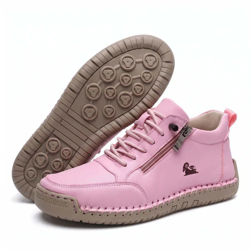 Comfort Sneakers with Side Zip for Wide Feet