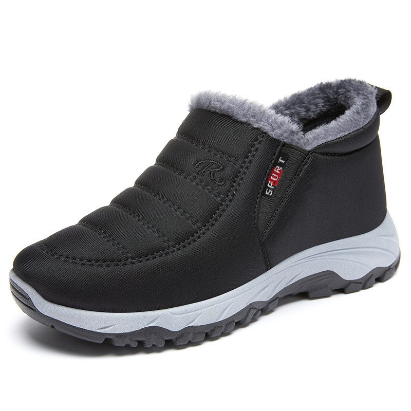 Men and Women Easy Slip On Fleece Lined Winter Boots