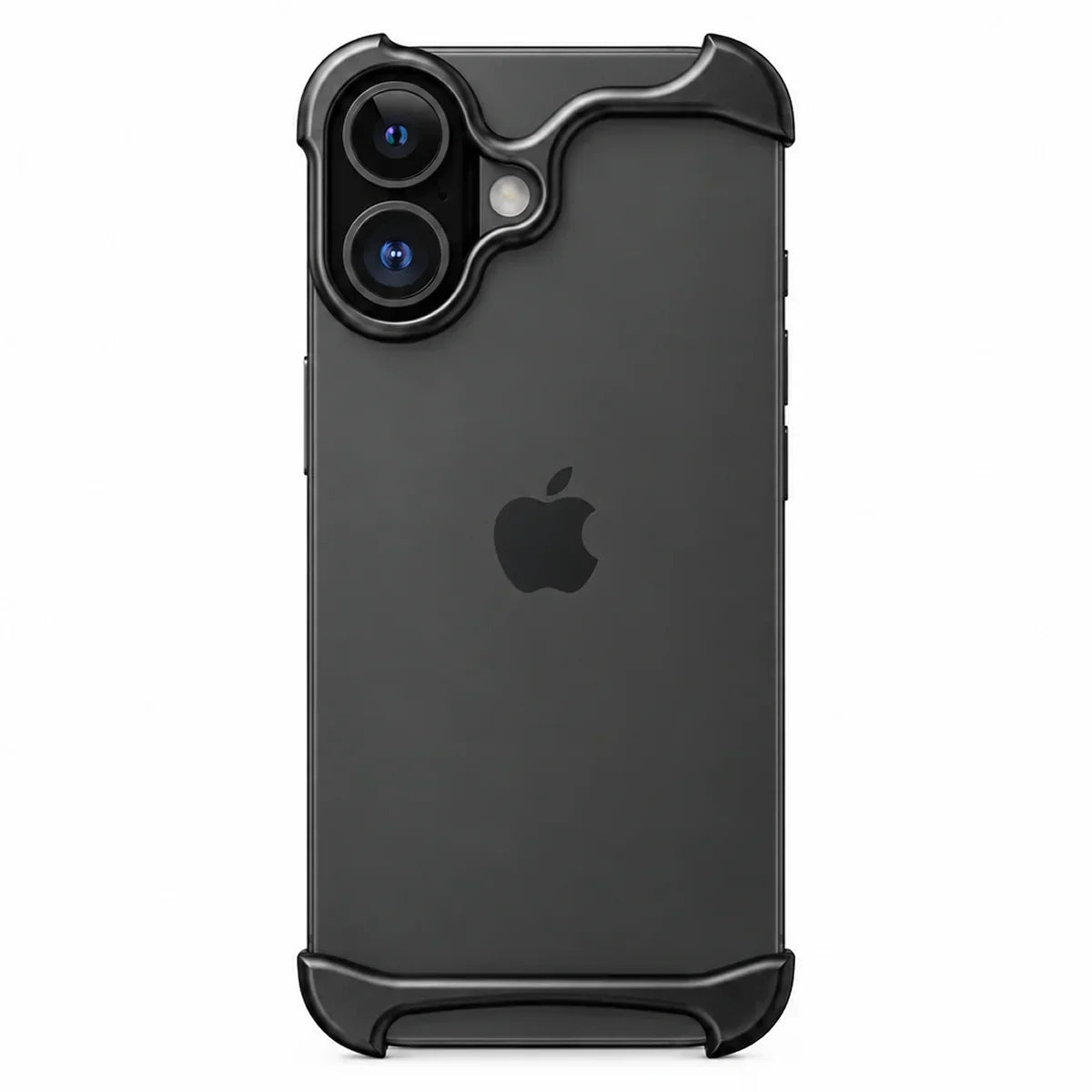 Slim aluminum iPhone bumper case with shockproof edge protection