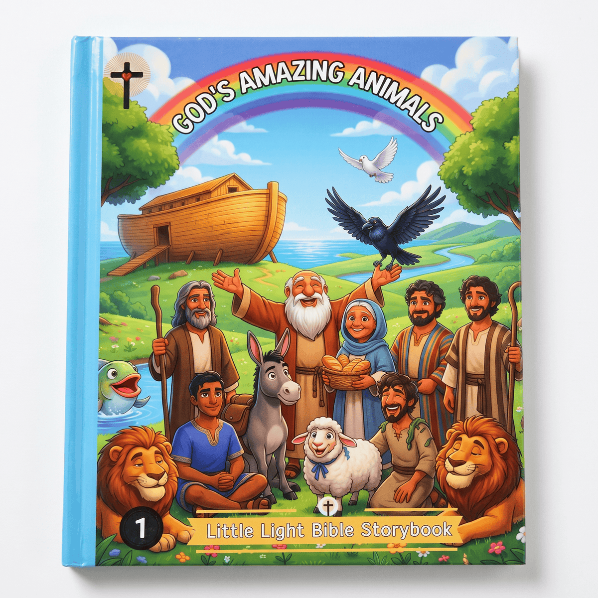 Little Light Bible Story Books - Complete 4 Book Set (Free Coloring Pages + Bible Stickers)