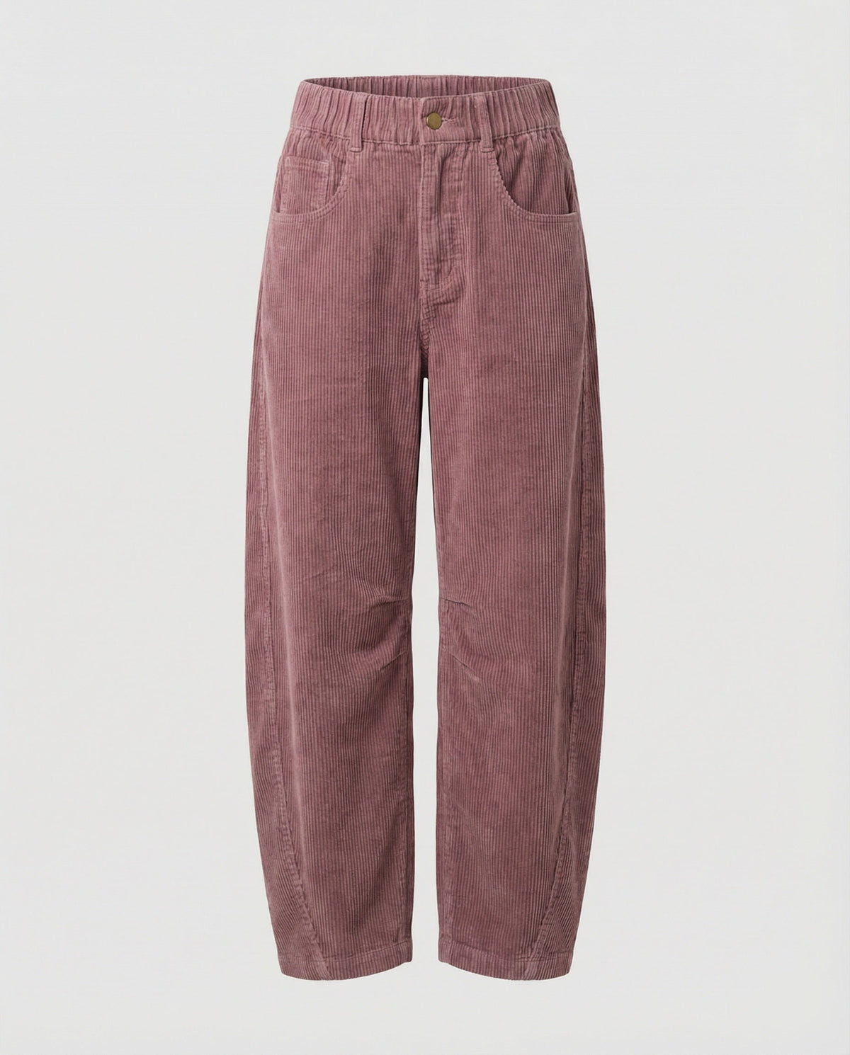 Women's Wide Corduroy Trousers High Waist