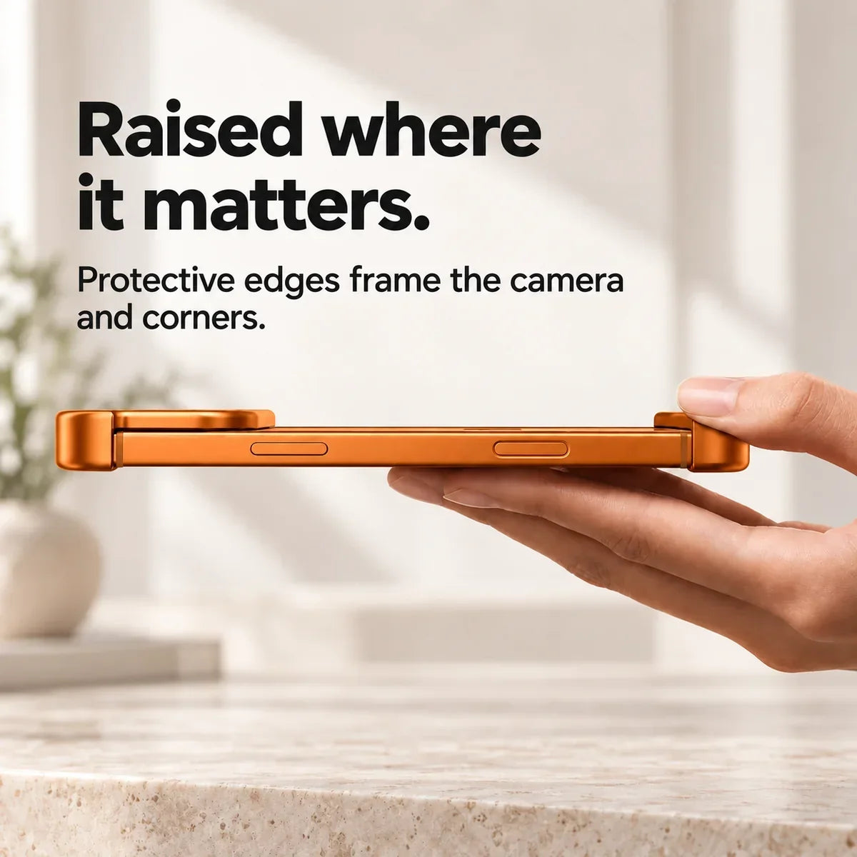 Slim Aluminum iPhone Bumper Case – Shockproof Minimal Protection