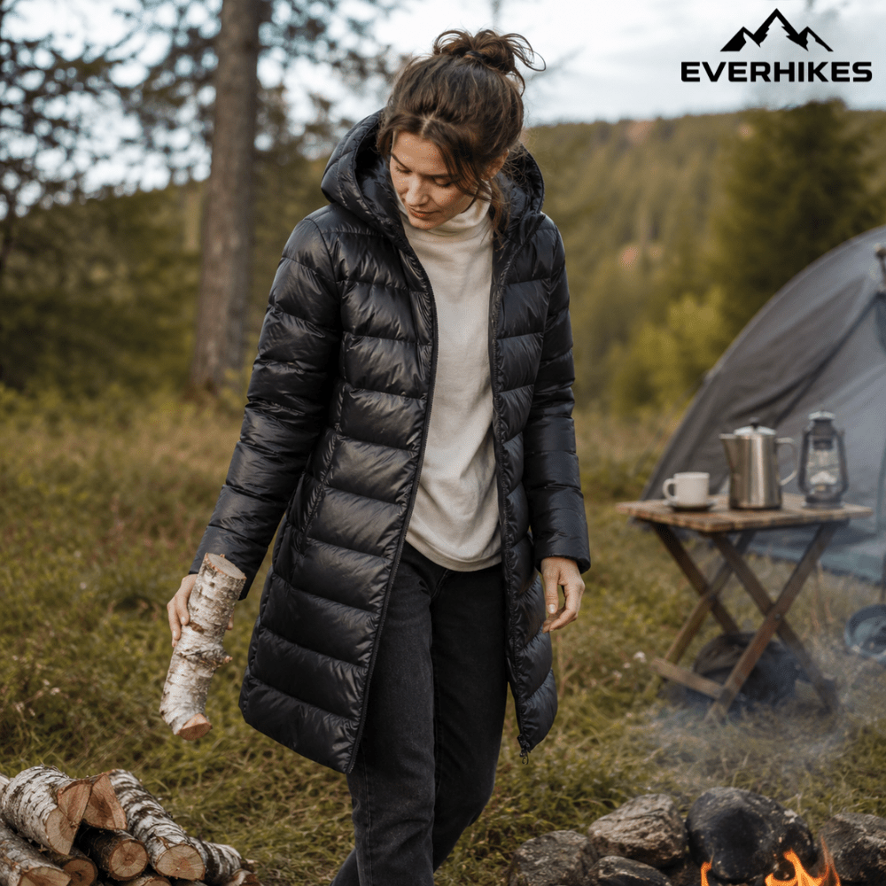 Puffer Coat, Lightweight Packable Down Coat