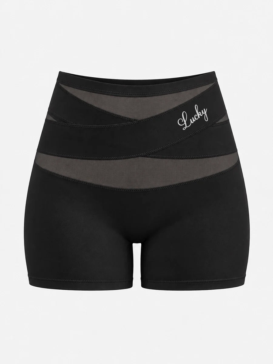 Women's High-Waist Crossover Shaping Boxer Briefs
