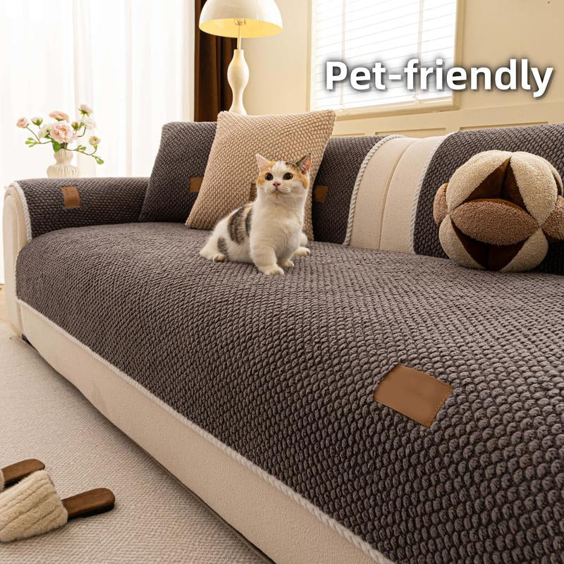 Thick Non-Slip Washable Sofa Cover: Durable, Easy Care and Perfect for Homes with Pets and Children