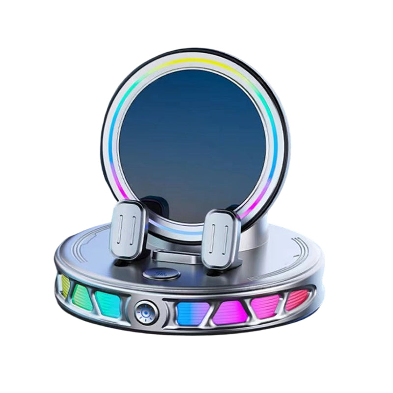 RGB Car Phone Mount Auto-Clamping & Wireless Charging