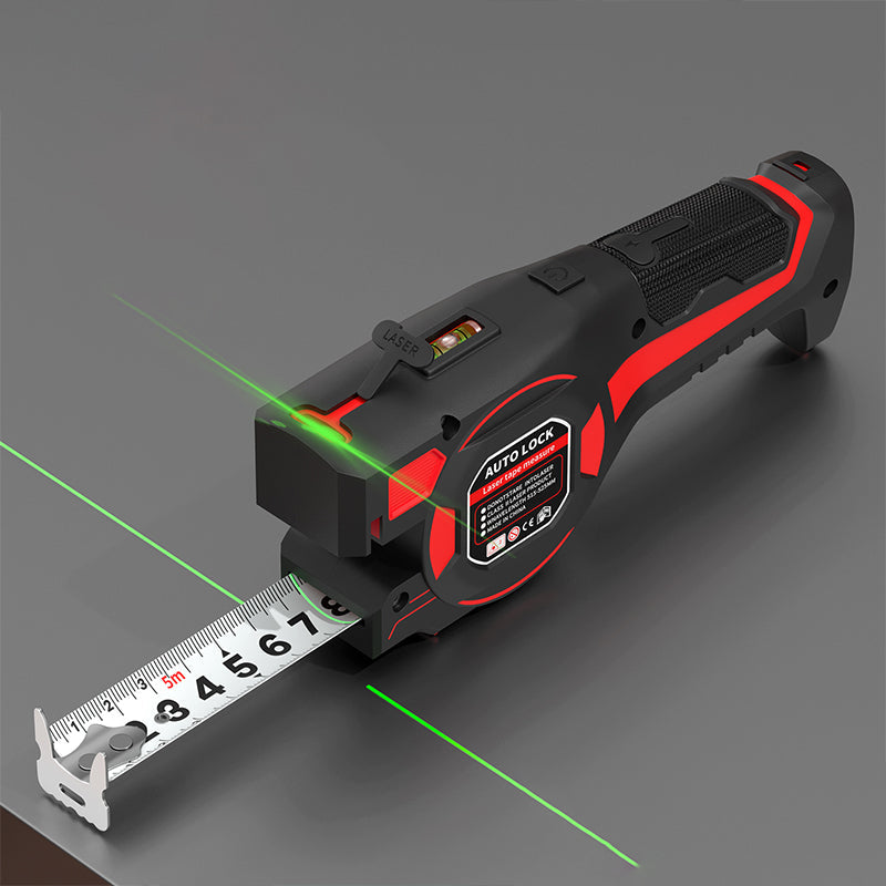 2-in-1 Tape Measure | Precise Measuring & Alignment with Integrated Laser