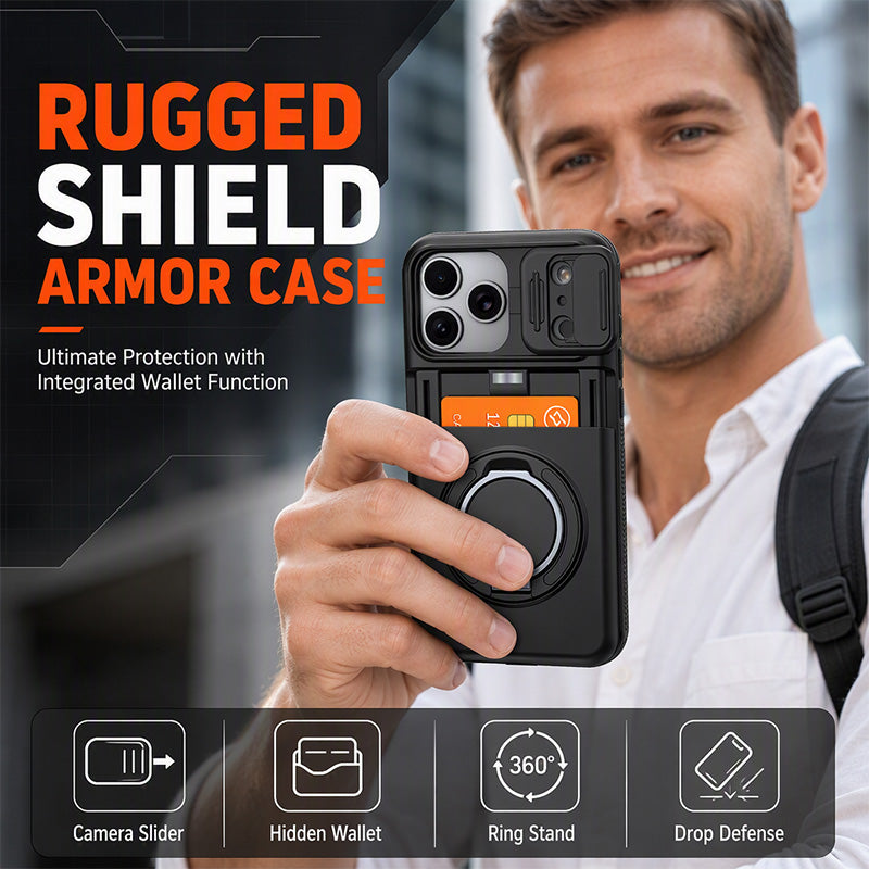 Shockproof Phone Case with Practical Card Holder