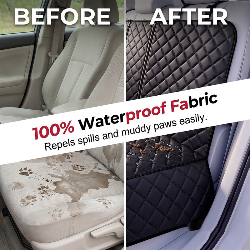 Foldable Dog Car Seat – Waterproof Oxford, Protective & Comfortable