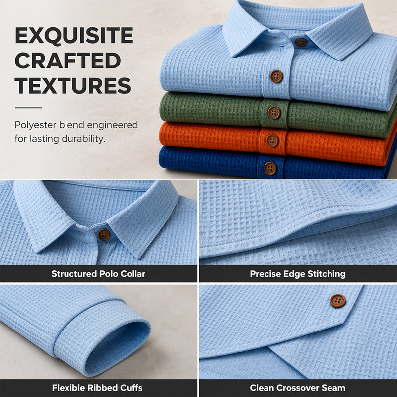 Soft Waffle Knit Top with Irregular Hem – Versatile Colors for Any Casual Occasion