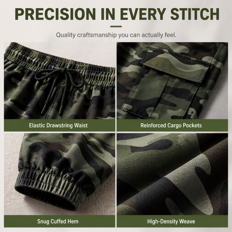 Women's Stretch High-Waist Cargo Joggers