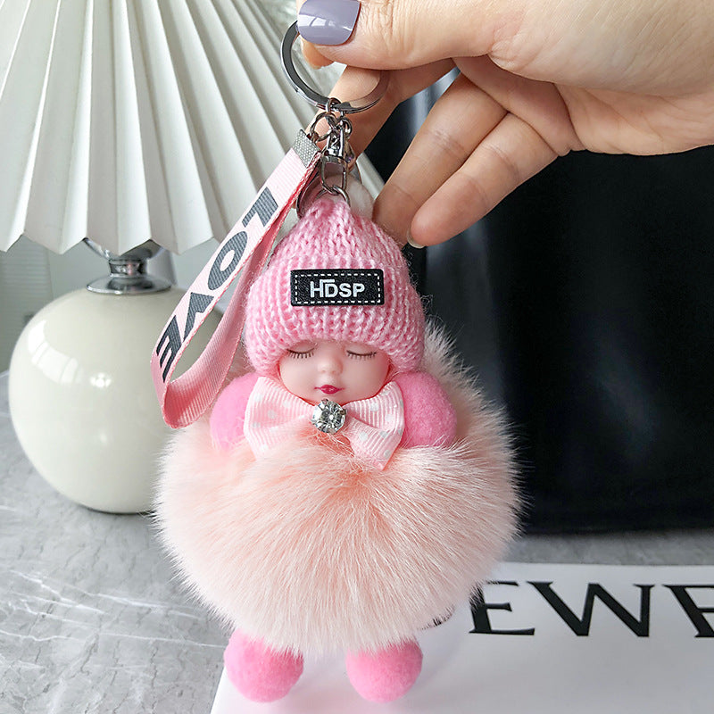 Soft Plush Doll Keyring – Cute and Cozy Charm for Bags, Keys and Gifts