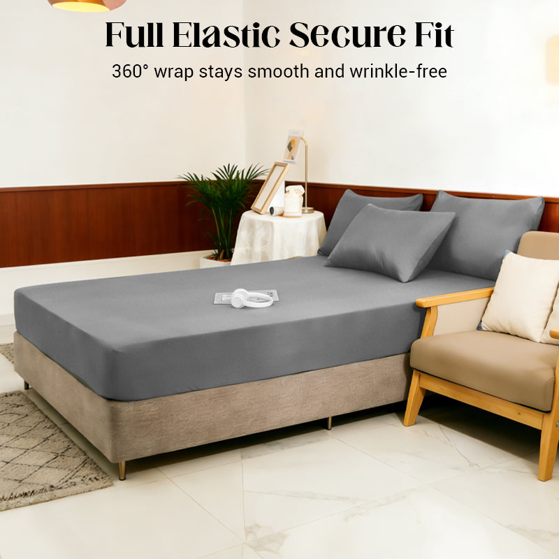 3-Piece Soft Sheet Set with Easy and Secure Fit