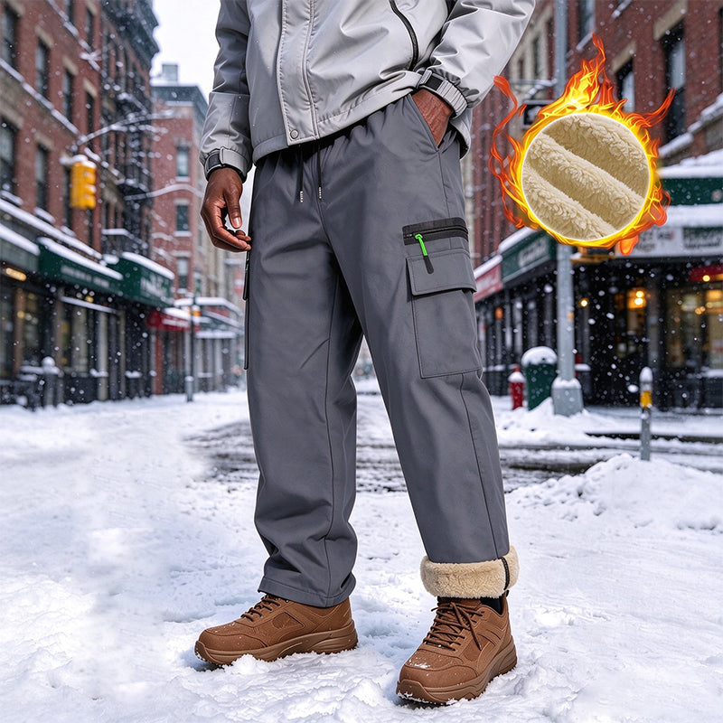 Windproof Winter Trousers for Men for Outdoor Use