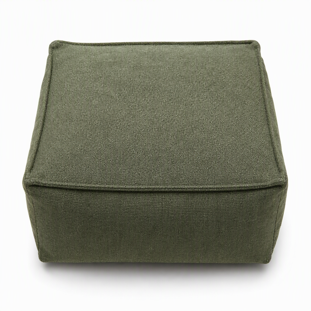 Storage Stool Cover: Fill with Clothes, Wide Zipper, Washable, 45x45x23cm
