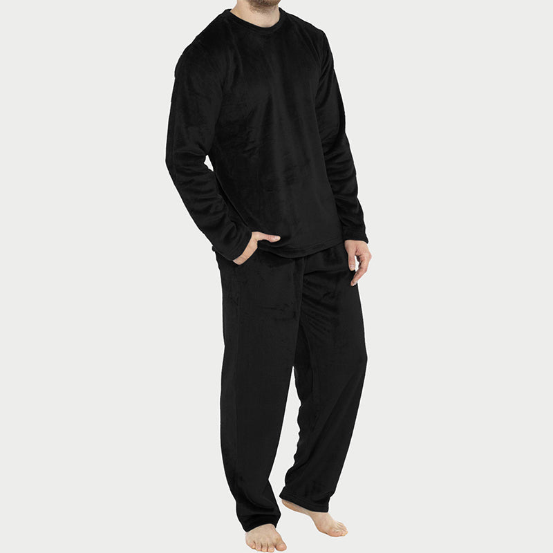 Comfortable Thermal Velour Pajama Set for Men