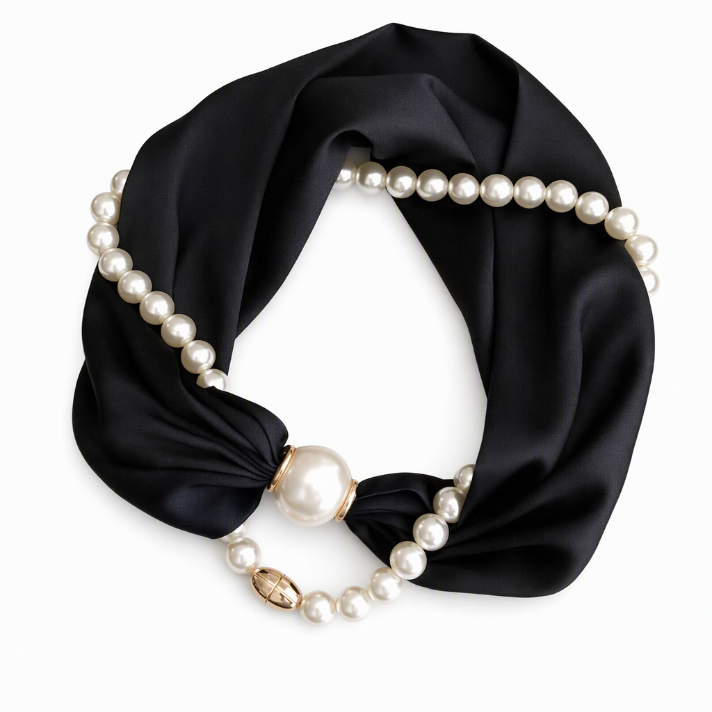 Pearl Scarf Necklace