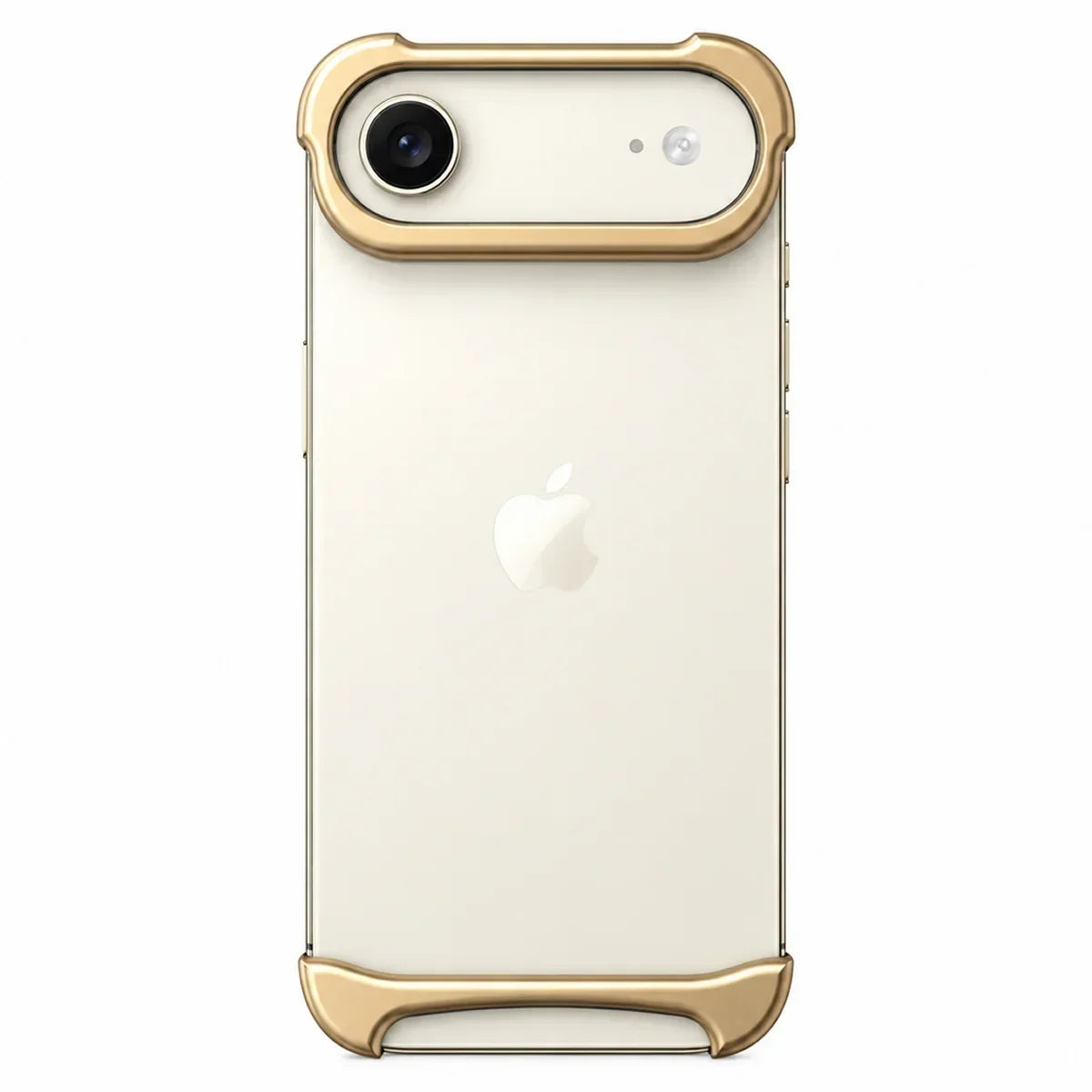 Slim aluminum iPhone bumper case with shockproof edge protection